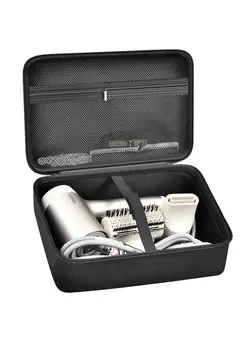 لوازم و مواد فرم‌دهی مو سشوار Hair Dryer Case Holder For Shark Hd112Brn Hair Blow Dryer Hyperair Iq 2In1 Concentrator Blow Dryers Storage Pouch Bag For Dyson/For Shark Flexstyle Styler Attachments And Clips Blackbox Only