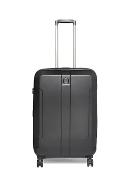 چمدان و ساک مسافرتی چمدان تک Delsey Depart Hard 69cm Hardcase 4 Double Wheel Expandable Check-In Luggage Trolley Case Black - 00314582000 X9