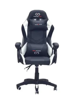 لوازم جانبی سایر Modern Design Best Executive gaming chair SILA-44-White&Black  for Video Gaming Chair for Pc with fully reclining back and head rest and soft leather (White-Black)