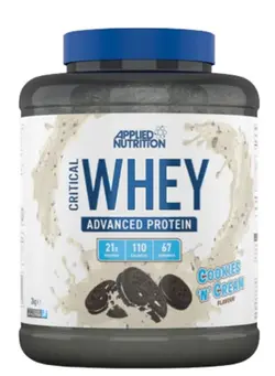 مکمل‌های ورزشی پروتئین Critical Whey Protein Cookie & Cream 67 Servings 2kg