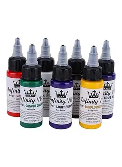 زیبایی و آرایش سایر 7 Colors Tattoo Ink Set for Professional Long lasting Tattoos