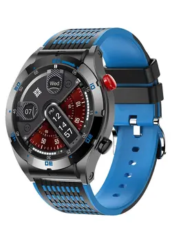 ساعت هوشمند ساعت AMOLED Smart watches for men and women  1.43   In large  screen smartwatch Heart rate and sleep monitor bluetooth calling water resistant fitness tracker AI assistant for android and iPhone Blue