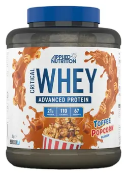 مکمل‌های ورزشی پروتئین Critical Whey Advanced Protein, Toffee Popcorn Flavour, 2 Kg