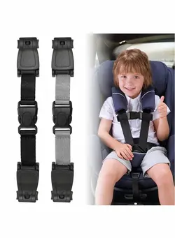 لوازم حمل آغوش Universal Child Chest Harness Clip, Car Seat Safety Belt Clip Buckle, Anti-Slip Baby Chest Clip Guard Compatible with Seats, Strollers, High Chairs, Schoolbags, for 1.5-inch Width Harness