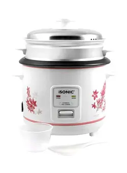 پلوپز، زودپز و آرام‌پز پلوپز 3-In-1 Automatic Rice Cooker 1L 1.0 L 400.0 W IRC 757 White/Silver/Black