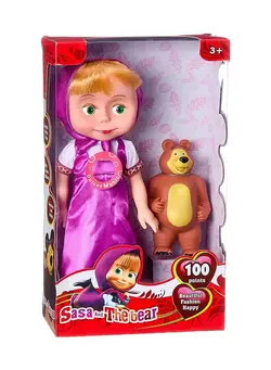 عروسک و لوازم  جانبی سایر Masha And The Bear Doll Masha Singing For Kids Toy Doll