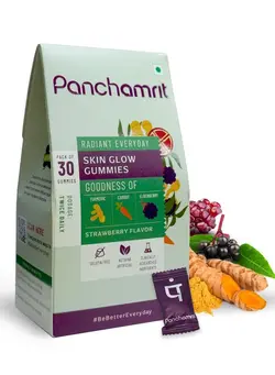 ویتامین و ساپلیمنت مکمل‌های گوارشی Panchamrit Skin Glow Gummies - 30 Gummies