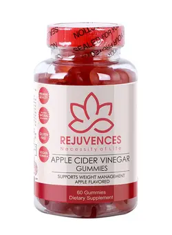 ویتامین و ساپلیمنت دمنوش و مکمل‌های گیاهی Apple Cider Vinegar Gummies - 60 Gummies Dietary Supplements