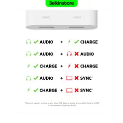 کابل تبدیل لایتنینگ بلکین - Belkin RockStar Hub - فروشگاه بلکین