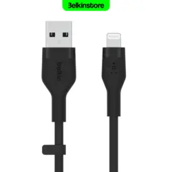 کابل لایتنینگ 1متری بلکین- BoostCharge Flex - فروشگاه بلکین