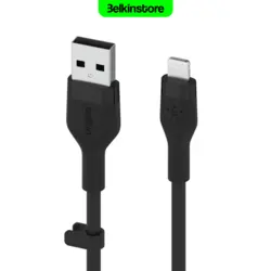 کابل لایتنینگ 1متری بلکین- BoostCharge Flex - فروشگاه بلکین