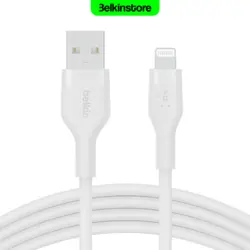 کابل لایتنینگ 1متری بلکین- BoostCharge Flex - فروشگاه بلکین