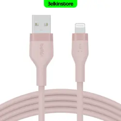 کابل لایتنینگ 1متری بلکین- BoostCharge Flex - فروشگاه بلکین