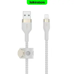 کابل لایتنینگ 1متری بلکین- BoostCharge Pro Flex - فروشگاه بلکین