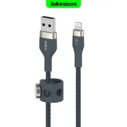 کابل لایتنینگ 1متری بلکین- BoostCharge Pro Flex - فروشگاه بلکین