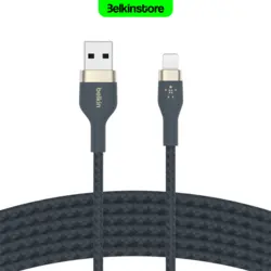 کابل لایتنینگ 1متری بلکین- BoostCharge Pro Flex - فروشگاه بلکین