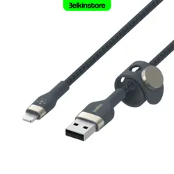 کابل لایتنینگ 1متری بلکین- BoostCharge Pro Flex - فروشگاه بلکین