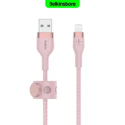 کابل لایتنینگ 1متری بلکین- BoostCharge Pro Flex - فروشگاه بلکین