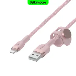 کابل لایتنینگ 1متری بلکین- BoostCharge Pro Flex - فروشگاه بلکین