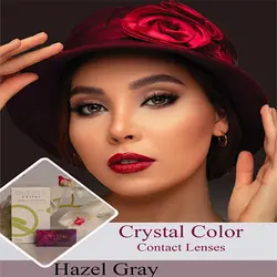 لنز کریستال کالرز طبی رنگی فصلی (ژلفلکس) (Crystal Colors) - تهران لنز