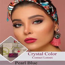 لنز کریستال کالرز طبی رنگی فصلی (ژلفلکس) (Crystal Colors) - تهران لنز