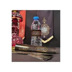 برچسب بطری آب آشامیدنی 500cc طرح از آب هم مضایقه کردند کوفیان (ارتفاع 4 سانتی متر)