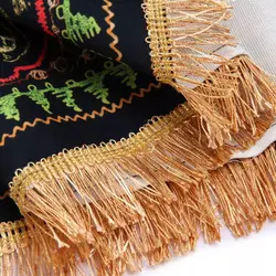 کتیبه مخمل افقی مستطیلی طرح گلدوزی با شعار سلام بر حسین (700575)
