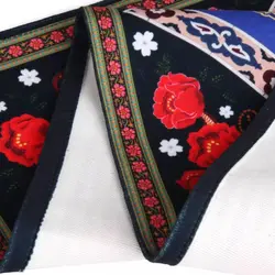 کتیبه مخمل افقی مستطیلی با شعار چای خانه حضرت اباعبدالله الحسین علیه السلام طرح گل (700560)
