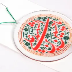 آویز خودرو پلکسی طرح  یا حسین بن علی الشهید