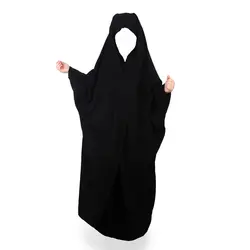 چادر مشکی نوجوان مدل دانشجویی مچ دار برند خدمتگزاران (800017)