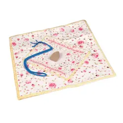 جانماز مخمل دو تیکه طرح بهار زبان عربی