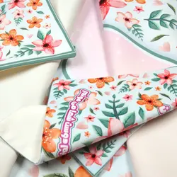 جانماز مخمل سه تیکه طرح کودکانه من با کارای خوبم دوست شما می مونم