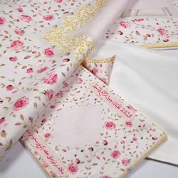 جانماز مخمل سه تیکه طرح بهار