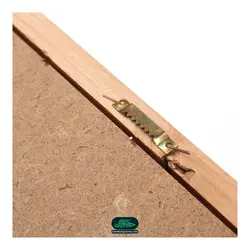 قاب چوبی نفیس 9 تکه کاشی فیروزه ای طرح صلوات 34*34