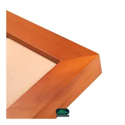 قاب چوبی نفیس 9 تکه کاشی فیروزه ای طرح صلوات 34*34