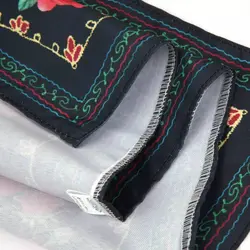 کتیبه پاناما افقی پایین ریشه دار این خانه عزادار حسین است طرح گل (700585)