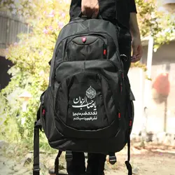 کوله پشتی اربعین هفت زیپ ارتفاع 65 سانتی متر