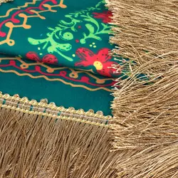 سفره مخمل حضرت رقیه رنگ سبز (700600)