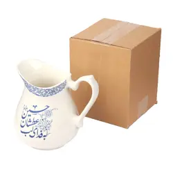 پارچ چینی با شعار به فدای لب عطشان حسین