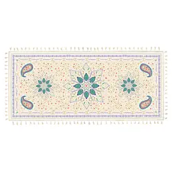 سفره سپاس فارسی 8 نفره در ابعاد 120*270 سانتیمتر رنگ سفید