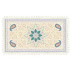 سفره سپاس فارسی 6 نفره در ابعاد 120*220 سانتیمتر رنگ سفید