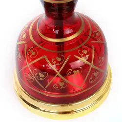 شمعدان با شعار السلام علیک یا اباعبدالله الحسین و یا فاطمة الزهرا ارتفاع 50 سانتیمتر (700362)