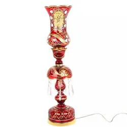 شمعدان با شعار السلام علیک یا اباعبدالله الحسین و یا زینب الکبری ارتفاع 64 سانتیمتر (700185)