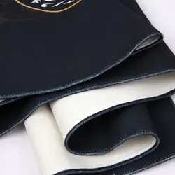 کتیبه مخمل تک عددی با شعار نجات اهل عالم با حسین است ابعاد 65*135