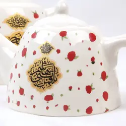 ست کتری و قوری با شعار یا قمر بنی هاشم