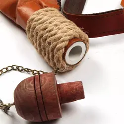 مشک آب چرمی سایز متوسط