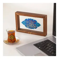 ست 6 عددی استکان کمر باریک بدون دسته با شعار سلام بر حسین مظلوم