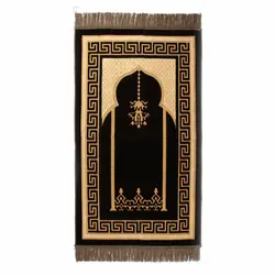 سجاده تک مخمل طرح محراب(700168)