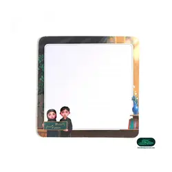 پازل مقوایی به همراه وایت برد فاطمیه طرح یا حضرت زهرا ما همه عزادار شما هستیم 20*20