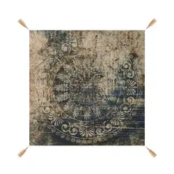 رومیزی مخمل شانل در ابعاد 100*100 سانتیمتر طرح مدرن